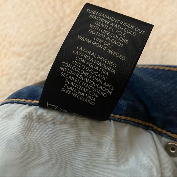 Seven7 Denim Skirt Embroidered Raw Hem Skirt - Picture 5 of 13